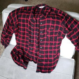 Red and Black CJ Banks 1x Flannel